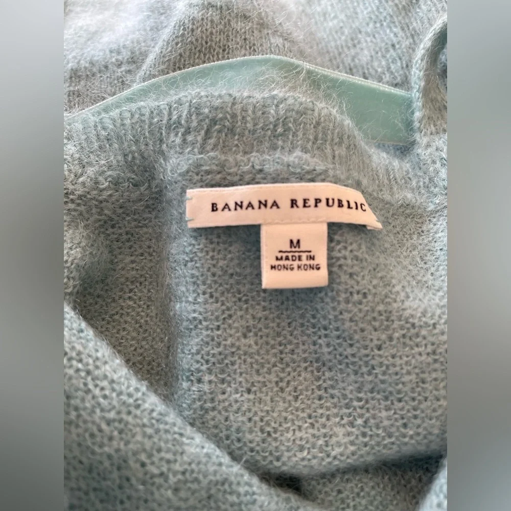 Vintage Banana Republic Soft Blue Mohair Knit Camisole - Picture 3 of 10